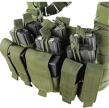 Chest rig pouches