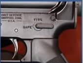 airsoft gun on safe