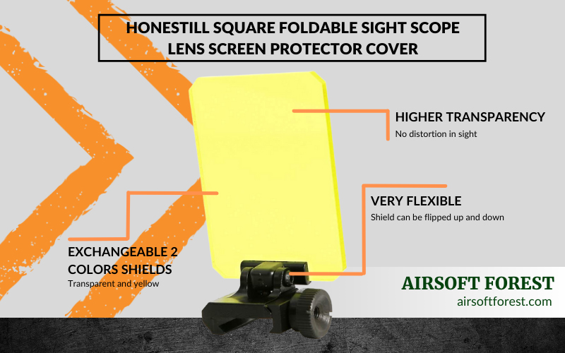Honestill square foldable sight scope